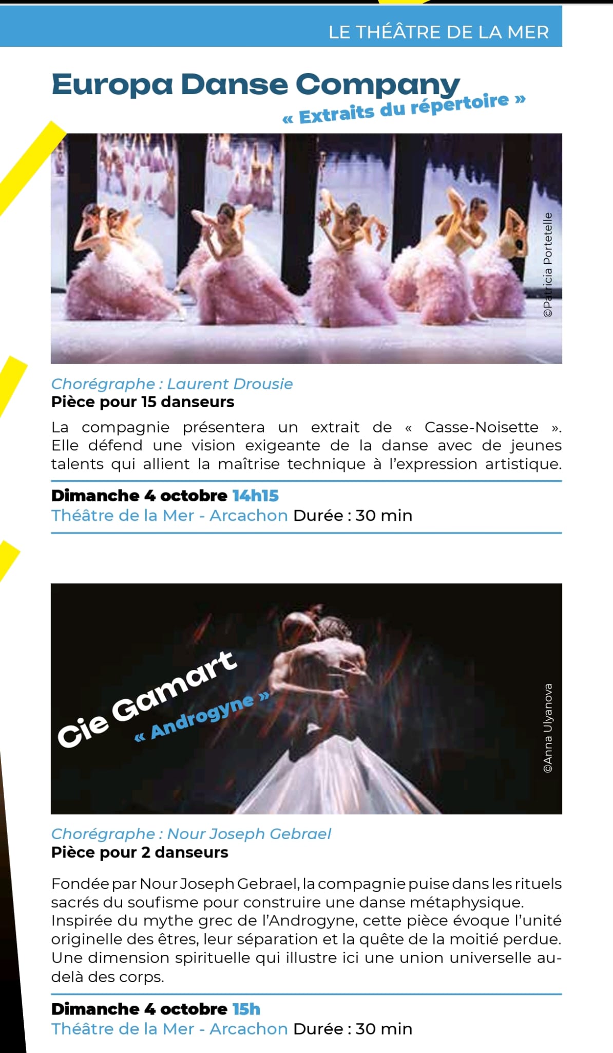 Festival Cadences Arcachon – Androgyne